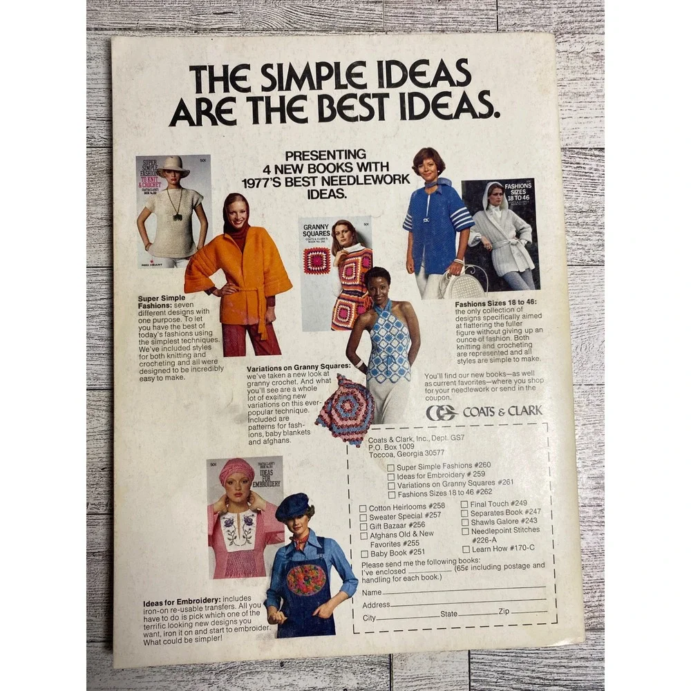 Good Housekeeping Needlecraft 1977 Spring Summer 50 Projects Vtg Craft Magazine‎